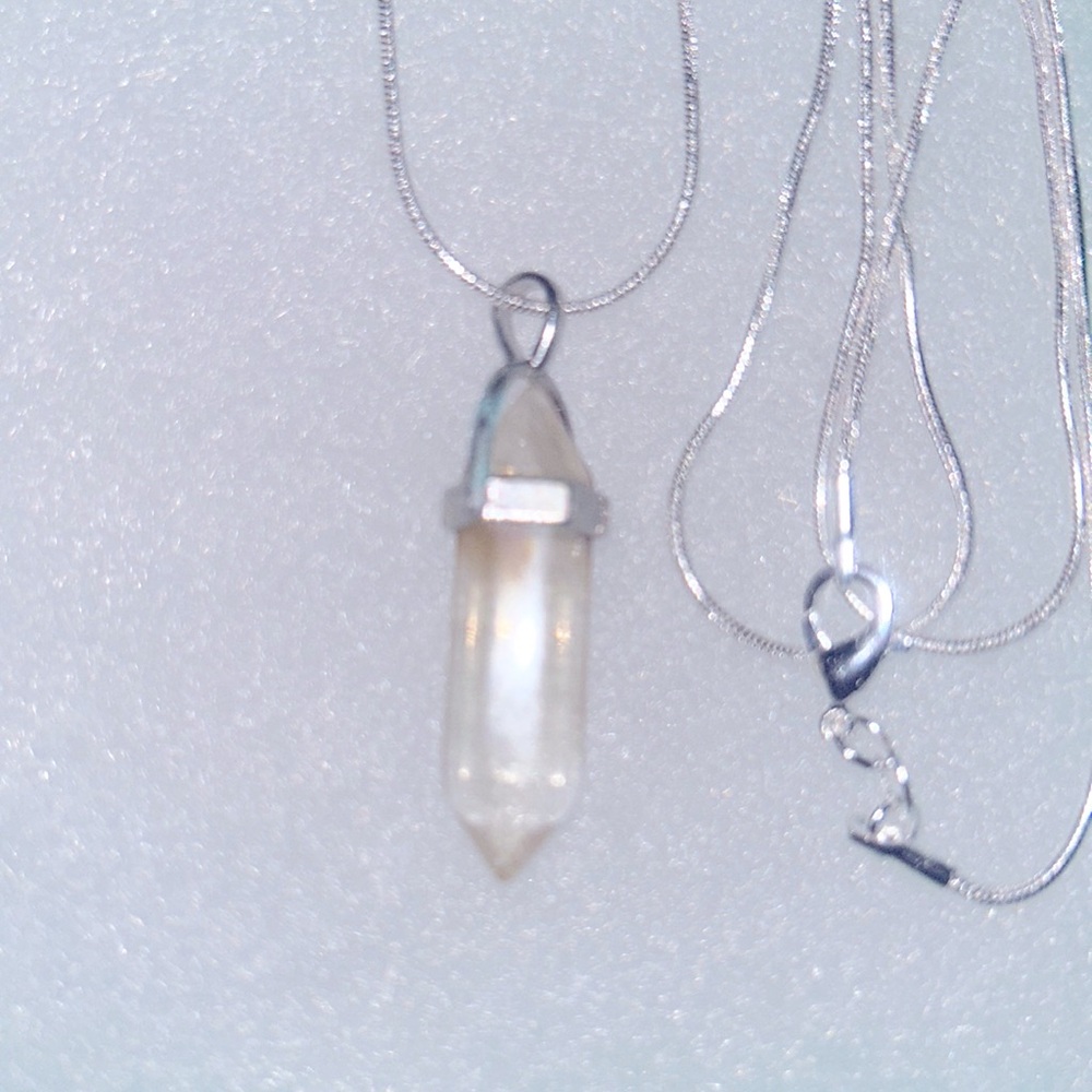 Montana Moss Agate Sterling Silver 30” Necklace